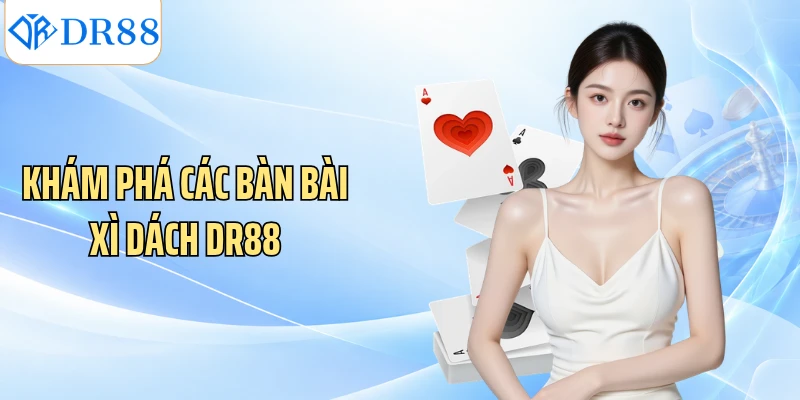 Khám phá các bàn bài xì dách DR88